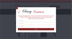 Desktop Screenshot of classycouture.com.au